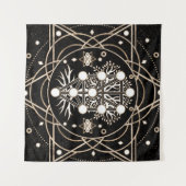 Tenture Kabbalah L'Arbre de la Vie La Géométrie Sacrée (Devant (Horizontal))