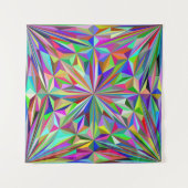 Tenture kaléidoscope Abstrait (Devant (Horizontal))