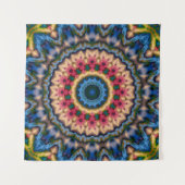 Tenture Kaléidoscope en mosaïque sans joint abstrait moder (Devant (Horizontal))