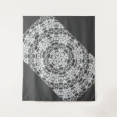 Tenture kaléidoscope marocain-africain motif sombre (Devant)