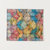 Tenture Kaleidoscopique en floraison (Devant (Horizontal))