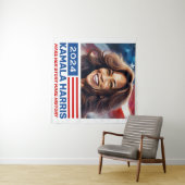 Tenture Kamala Harris 2024 pour les bannières du président (En situation (horizontale))