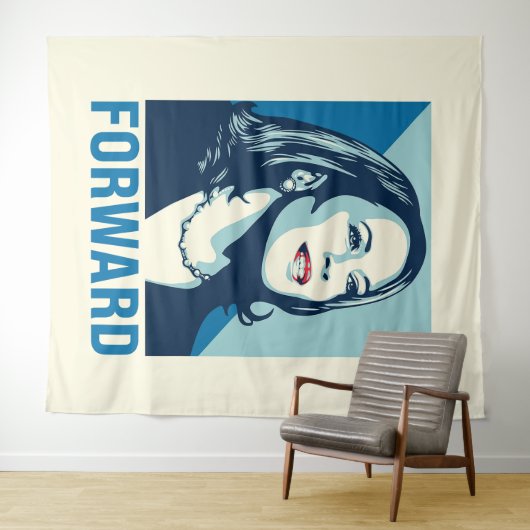 Tenture Kamala Harris Forward (En situation (horizontale))