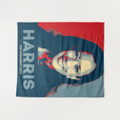 Tenture Kamala Harris Pour Président 2024 (Devant (Horizontal))
