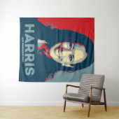 Tenture Kamala Harris Pour Président 2024 (En situation (horizontale))