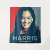 Tenture Kamala Harris Pour Président 2024 (Devant)