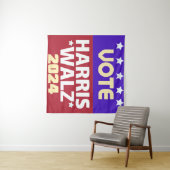 Tenture Kamala Harris Tim Walz 2024 (En situation (horizontale))