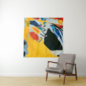 Tenture Kandinski Impression III Concert Peinture Abstrait (En situation (horizontale))