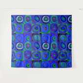 Tenture Kandinsky Farbstudie Carrés Bleus Cercle Carré (Devant (Horizontal))