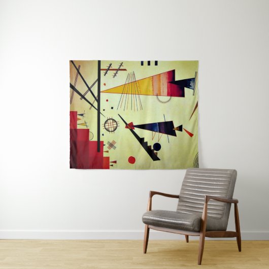 Tenture Kandinsky - Merry Structure (En situation (horizontale))