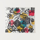 Tenture Kandinsky - Petits Mondes V, Art abstrait (Devant (Horizontal))