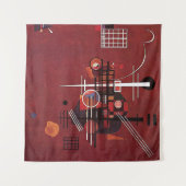Tenture Kandinsky - Rouge mouillé (Devant (Horizontal))