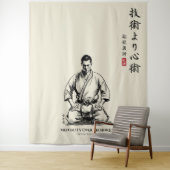 Tenture Karate 5e Précepte - Mentalité avant Technique (En situation)