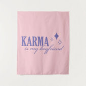 Tenture Karma est mon petit ami (Devant)