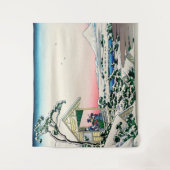 Tenture Katsushika Hokusai - Maison de thé à Koishikawa (Devant)