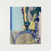Tenture Katsushika Hokusai - Moulin à eau à Onden (Devant)