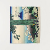 Tenture Katsushika Hokusai - Passe Mishima dans la provinc (Devant)