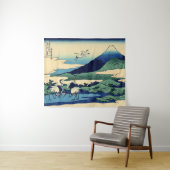 Tenture Katsushika Hokusai - Umegawa dans la province de S (En situation (horizontale))