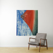 Tenture Katsushika Hokusai - Vent Fin, Matin Clair (En situation)