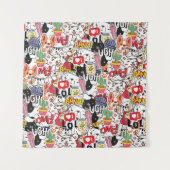 Tenture kawaii funny pet design - cute animal lover  (Devant)