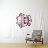 Tenture Kawaii Owl comme infirmière (En situation (horizontale))