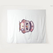Tenture Kawaii Owl comme infirmière (Devant (Horizontal))