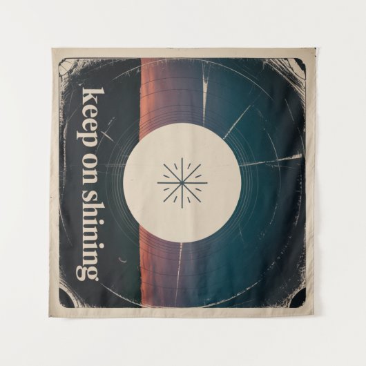 Tenture Keep On Shining (Devant (Horizontal))