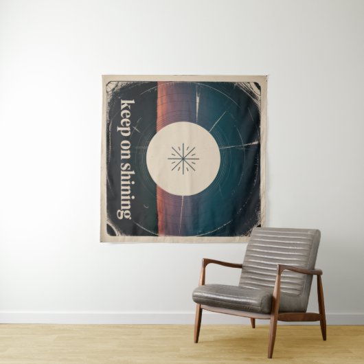 Tenture Keep On Shining (En situation (horizontale))