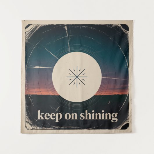 Tenture Keep On Shining (Devant)