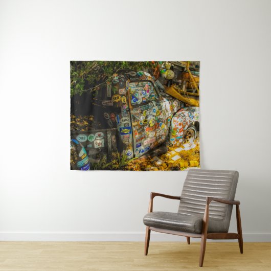 Tenture Key West est Art, Vieux Camion Pickup (En situation (horizontale))