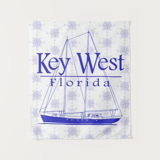 Tenture Key West Florida Sailing (Devant)