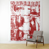 Tenture Khmer Stone Face ... Bayon Temple, Cambodge Tapest (En situation)