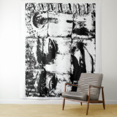 Tenture Khmer Stone Face ... Temple de Bayon, Cambodge (En situation)