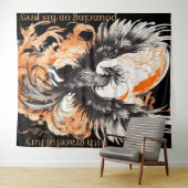 Tenture King of the Sky Eagle : Extra Large 88"x104" (En situation (horizontale))