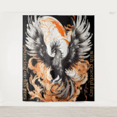 Tenture King of the Sky Eagle : Extra Large 88"x104" (Devant)