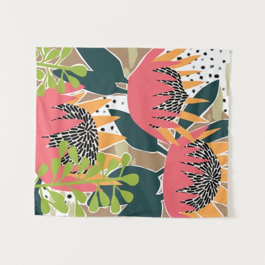 Tenture King Protea I (Devant (Horizontal))