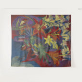 Tenture Kirchner Expressionniste Lys Orange Vibrants Art (Devant (Horizontal))