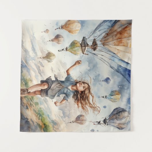 Tenture kite volant (Devant (Horizontal))