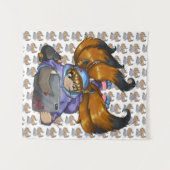 Tenture Kitsune (Devant (Horizontal))