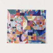 Tenture Klee - Burggarten, peinture abstraite (Devant (Horizontal))