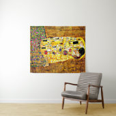 Tenture Klimt - Le baiser (En situation (horizontale))