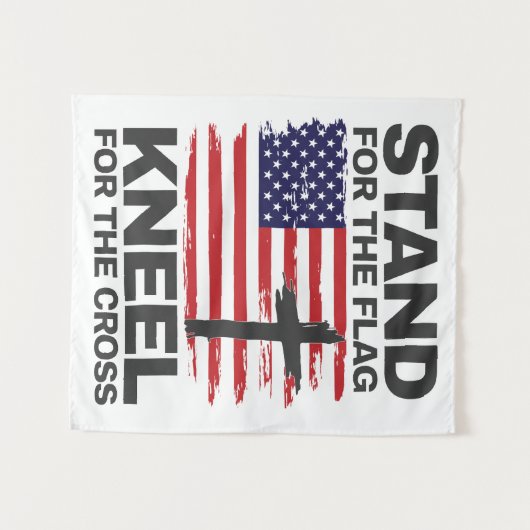 Tenture Kneel pour la croix (Devant (Horizontal))