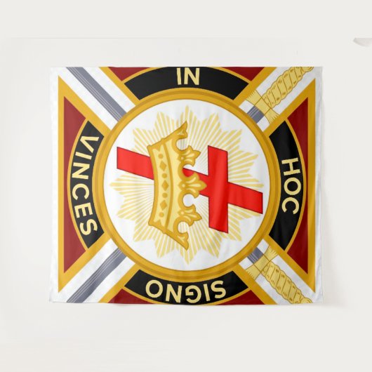 Tenture Knight Templar arrière-plan (Devant (Horizontal))