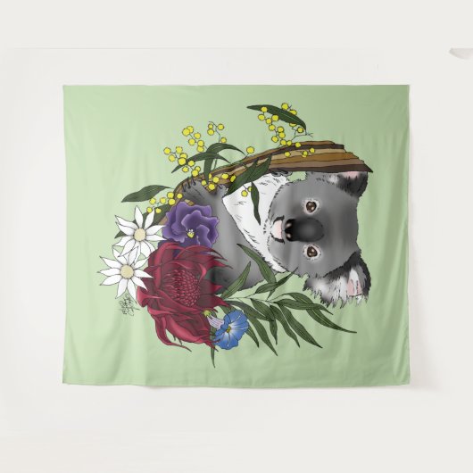 Tenture Koala Bear (Devant (Horizontal))