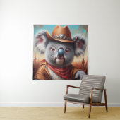 Tenture Koala Cowboy (En situation)
