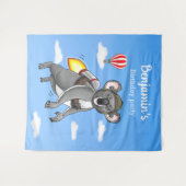 Tenture Koala Fusée (Devant (Horizontal))