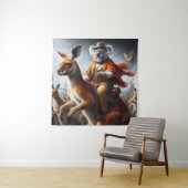 Tenture Koala Kangaroo Rider (En situation)