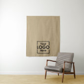 Tenture Kraft Table Runner Banner Business Logo Events (En situation)