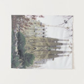 Tenture "La Basilique de la Sagrada Familia à Barcelone, E (Devant (Horizontal))