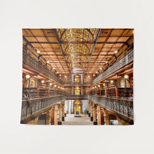 Tenture la bibliothèque (Devant (Horizontal))